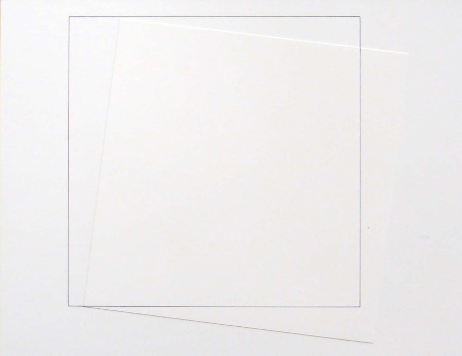 Ray Malone - Verlagerung 2, 2014. Tusche und Papier auf Papier, 31 x 41 cm