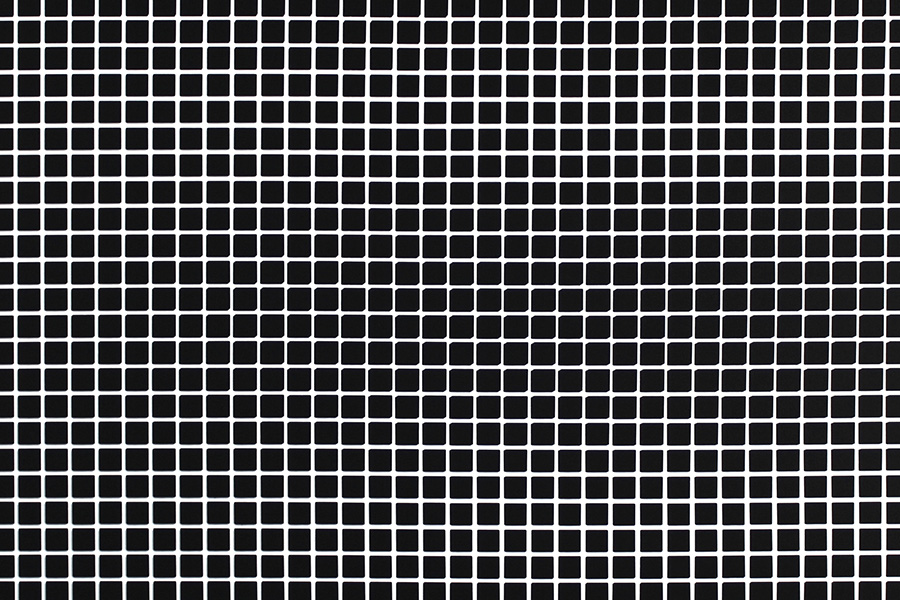 JULIUS STAHL - PHOTOGRAMM, 2014. 55,65 Hz, photogram of GRUPPE VII. Detail.